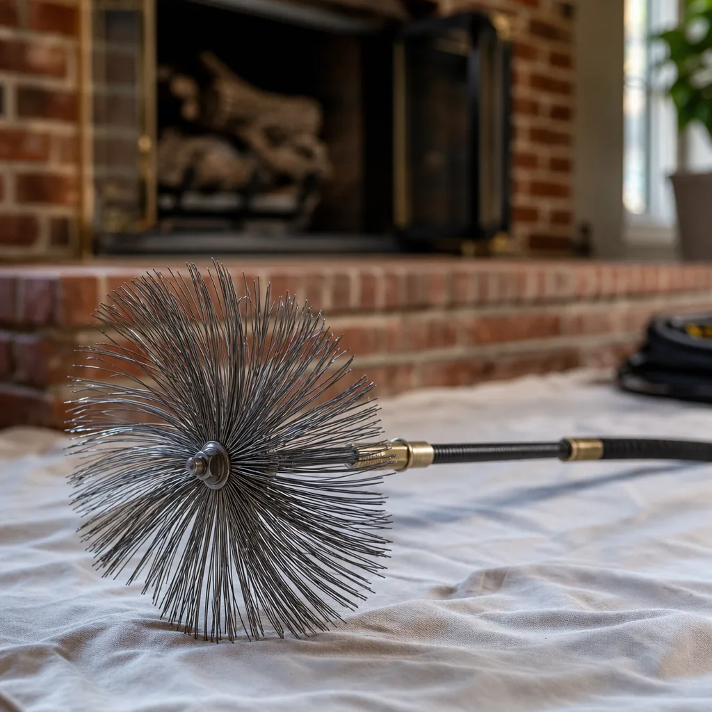 Illustration for chimney cleaning in Branford Center