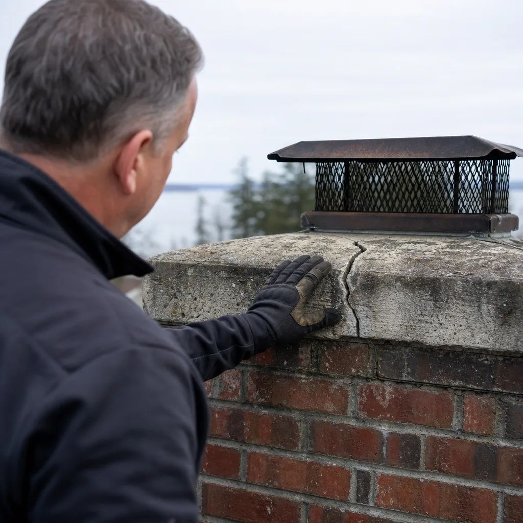Illustration for chimney cleaning in Milford