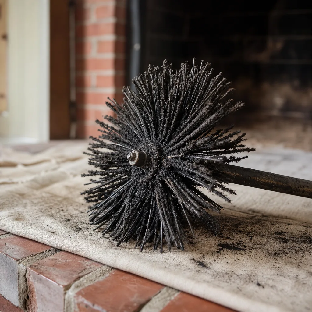 Illustration for chimney cleaning in Hamden