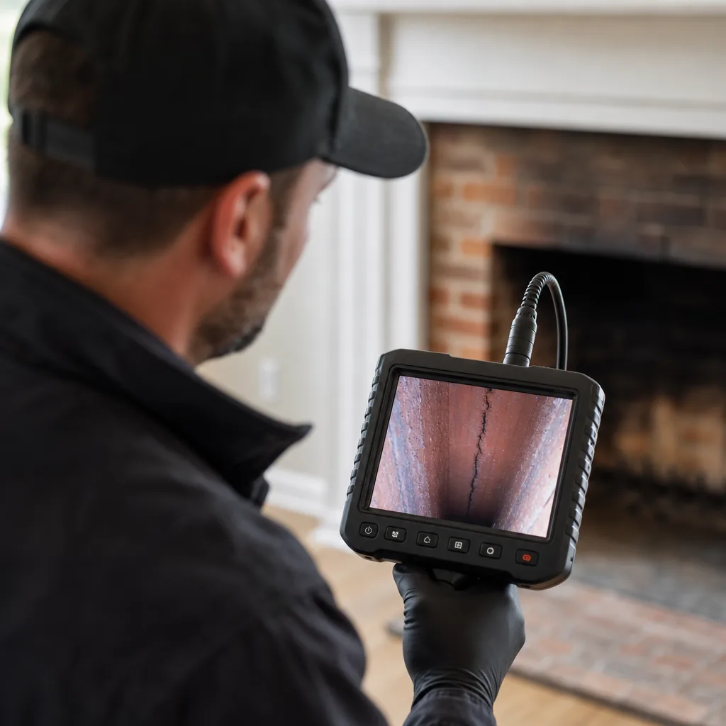 Illustration for chimney cleaning in Rye Brook
