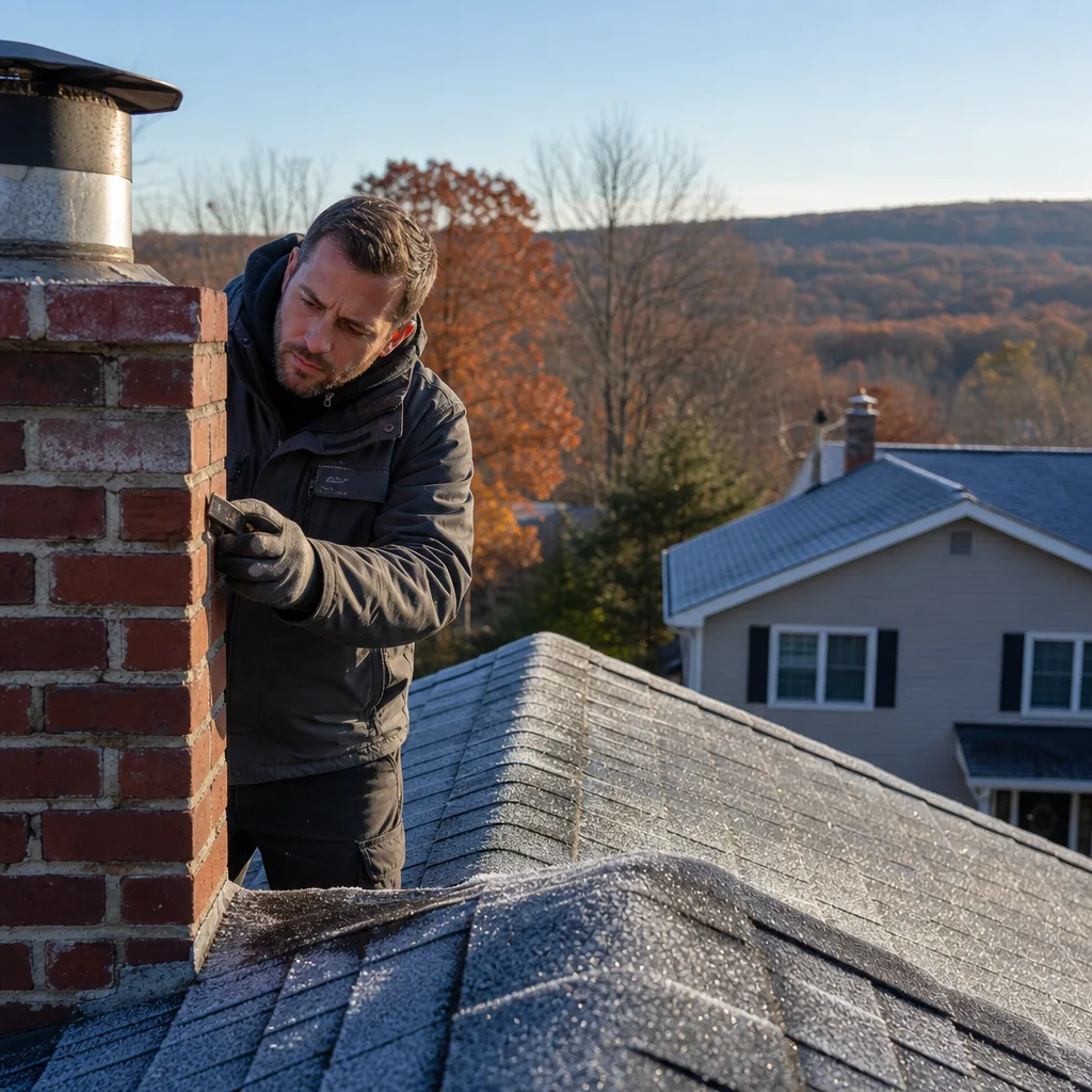 Illustration for chimney cleaning in Oxford